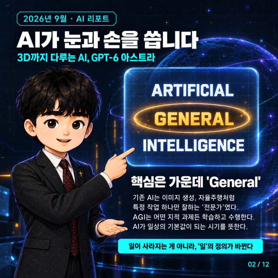 AI가 눈과 손을 씁니다 — 3D까지 다루기 시작한 AI, 그리고 목회 현장 본문 이미지