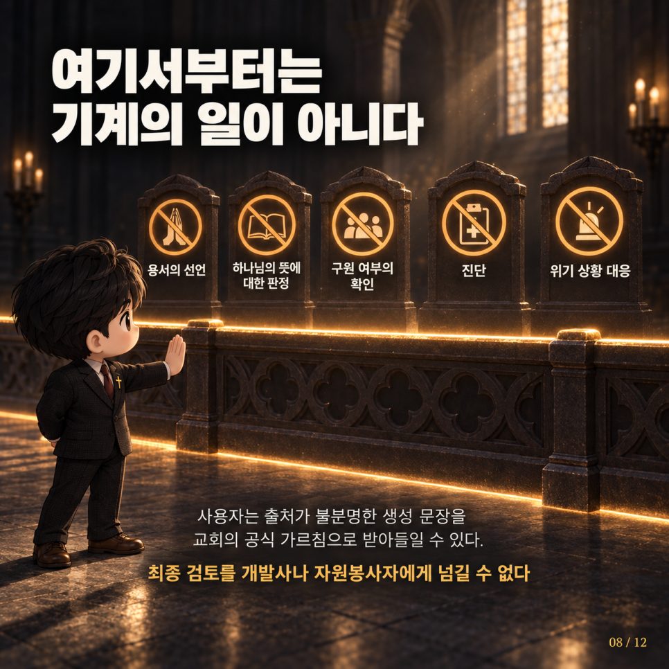 대답보다 질문을 돌려주기 — 루체른 'AI 예수' 실험이 목회에 남긴 경계선 본문 이미지