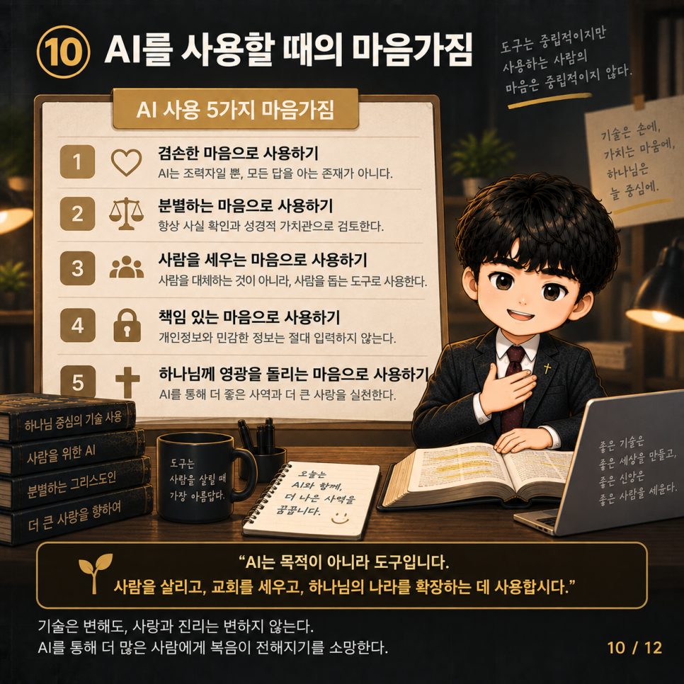 시연 한 번에 결정하지 마십시오 — 교회 AI 도입 전 열두 질문 본문 이미지