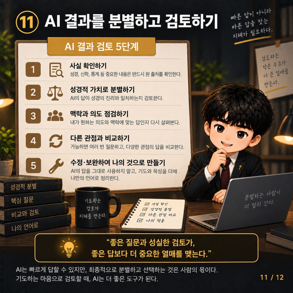 시연 한 번에 결정하지 마십시오 — 교회 AI 도입 전 열두 질문 본문 이미지