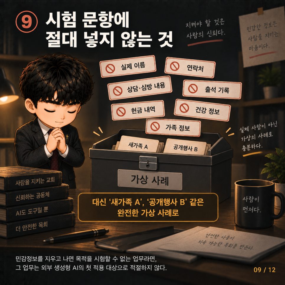 시연 한 번에 결정하지 마십시오 — 교회 AI 도입 전 열두 질문 본문 이미지
