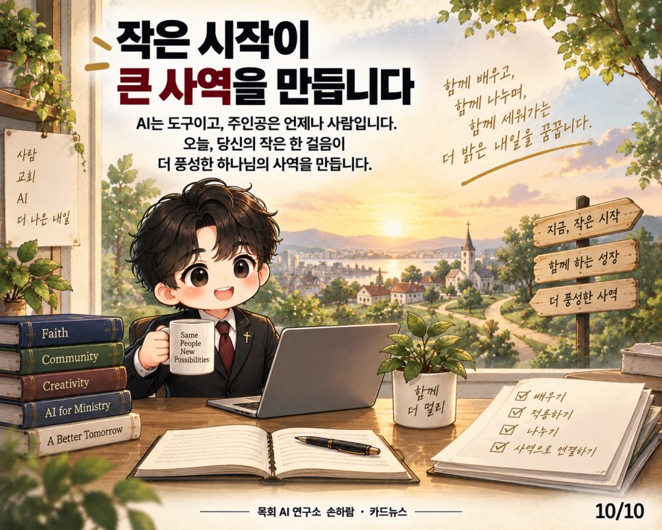 AI에게 '나만의 위키'를 맡겨라 — 안드레 카파시의 LLM Wiki, 그리고 목회 현장 본문 이미지